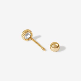 Externally threaded ball back